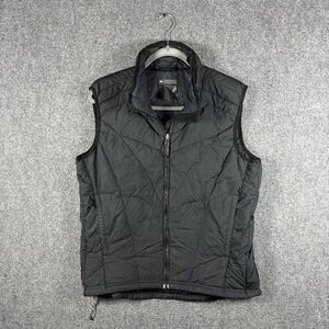 REI Co-Op Zip Up Puffer Vest Black Womens Size Medium #1405
